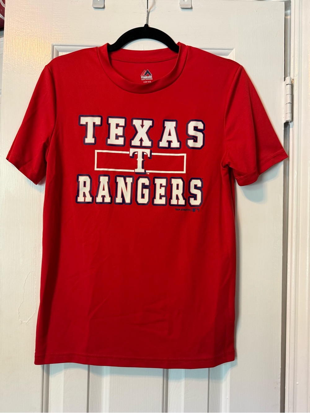 ❤️ Texas Rangers Majestic Performance Tee | Boys Large (14–16) | MLB Baseball - Picture 2 of 8